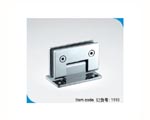 Click to view the format and size of 1110 304#  Square 90&ordm; double bathroom glass clamp