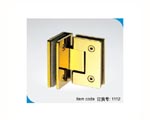 Click to view the format and size of 1112 304#  Square 90&ordm; double bathroom glass clamp