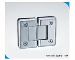 Click to view the format and size of 1154 Zinc 135&ordm; bathroom glass clamp